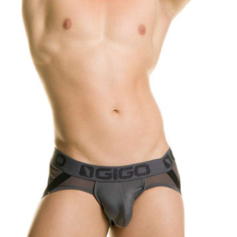 GIGO DIVERSITY GRAY BRIEF JOCK - Picture 2 of 7